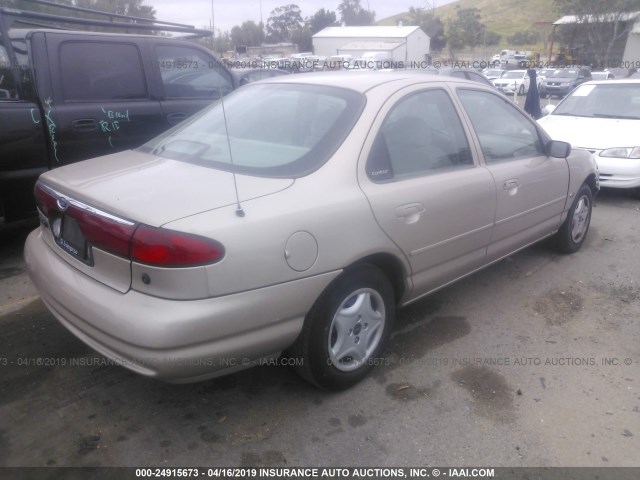 1FALP6535WK166936 - 1998 FORD CONTOUR GL/SPORT/LX BEIGE photo 4