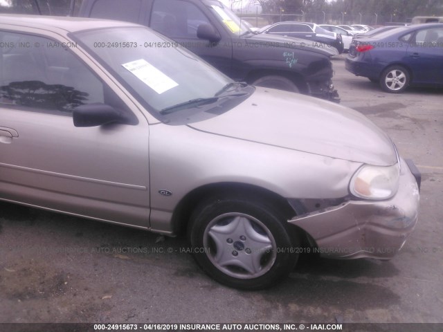 1FALP6535WK166936 - 1998 FORD CONTOUR GL/SPORT/LX BEIGE photo 6