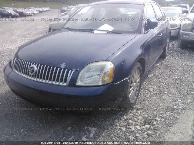 1MEHM42197G613027 - 2007 MERCURY MONTEGO PREMIER BLUE photo 2