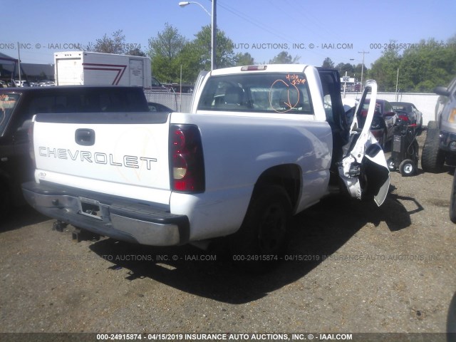 1GCEC14X24Z140093 - 2004 CHEVROLET SILVERADO C1500 WHITE photo 4