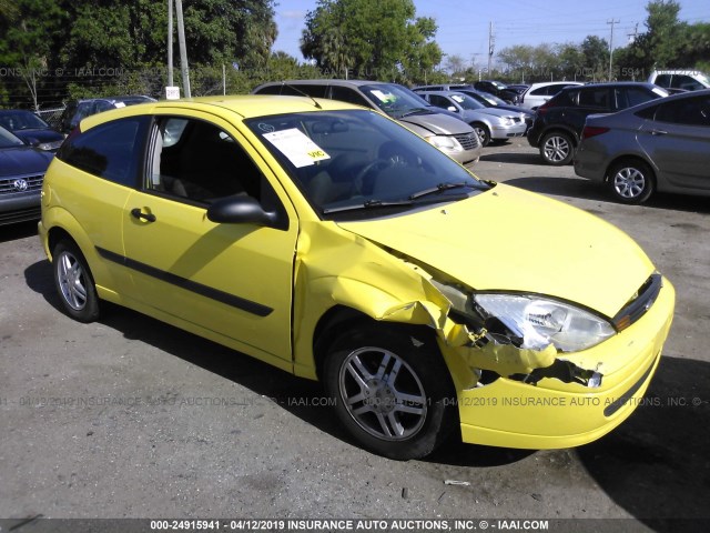 3FAFP31313R190000 - 2003 FORD FOCUS ZX3 YELLOW photo 1