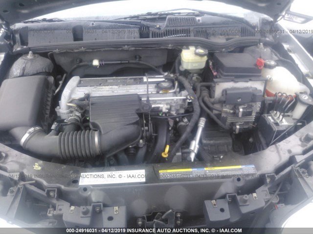 1G8AW14F34Z116621 - 2004 SATURN ION LEVEL 3 SILVER photo 10