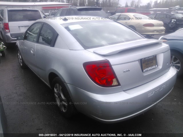 1G8AW14F34Z116621 - 2004 SATURN ION LEVEL 3 SILVER photo 3