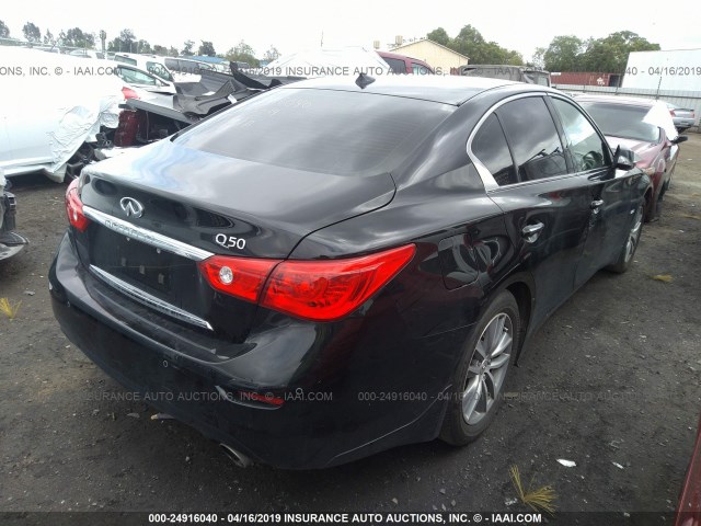 JN1CV7AP0HM641160 - 2017 INFINITI Q50 PREMIUM BLACK photo 4