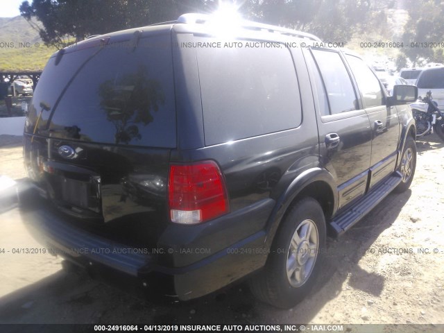 1FMFU19506LA46059 - 2006 FORD EXPEDITION LIMITED BLACK photo 4