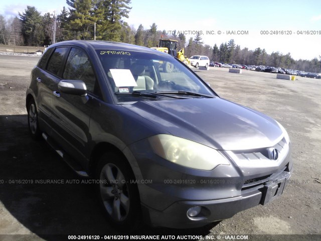 5J8TB18517A001094 - 2007 ACURA RDX TECHNOLOGY GRAY photo 1