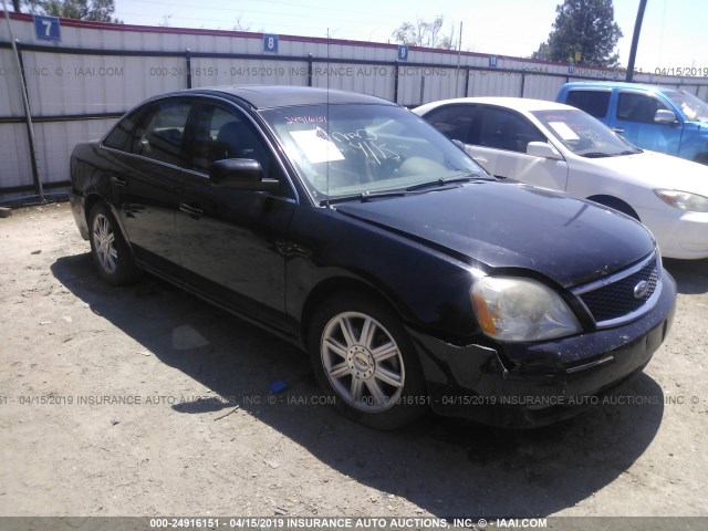 1FAHP24146G157839 - 2006 FORD FIVE HUNDRED SEL BLACK photo 1