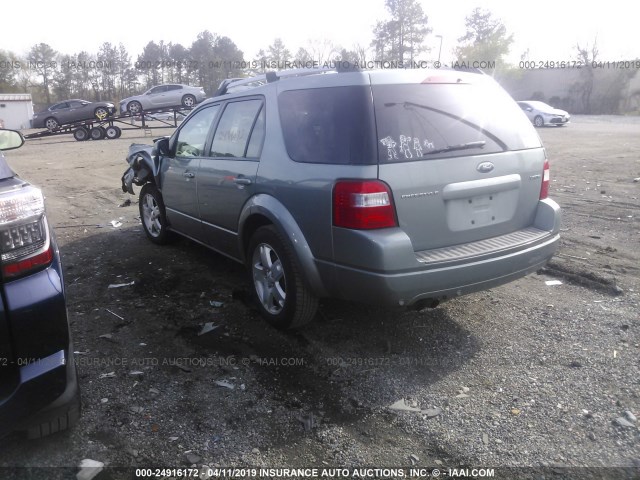 1FMDK03117GA17564 - 2007 FORD FREESTYLE LIMITED GREEN photo 3