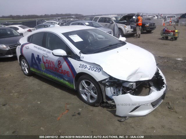 1G1RA6S56JU106908 - 2018 CHEVROLET VOLT LT WHITE photo 1