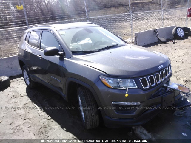 3C4NJDAB3JT177947 - 2018 JEEP COMPASS SPORT GRAY photo 1