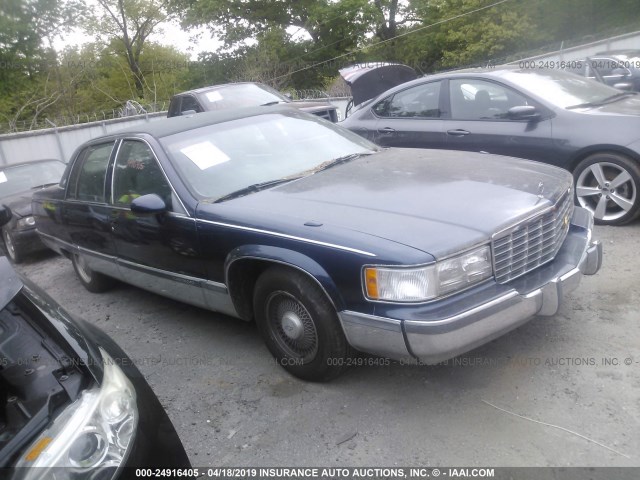 1G6DW52P1RR720569 - 1994 CADILLAC FLEETWOOD BROUGHAM BLUE photo 1