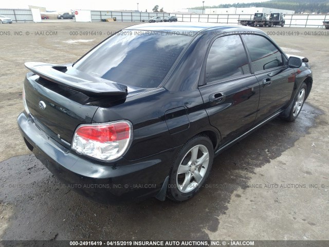 JF1GD61667H524229 - 2007 SUBARU IMPREZA 2.5I BLACK photo 4