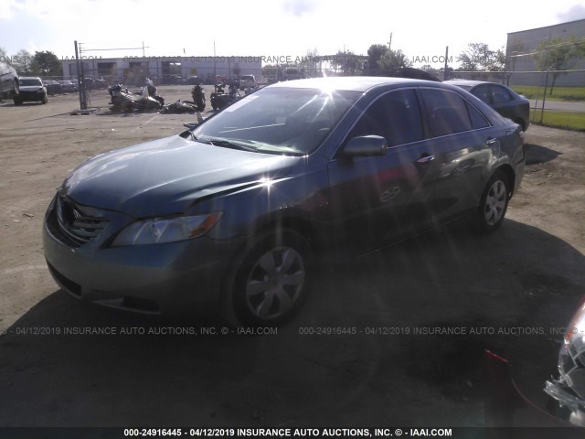 4T1BE46K29U864110 - 2009 TOYOTA CAMRY SE/LE/XLE Light Blue photo 2