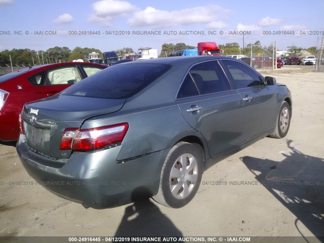 4T1BE46K29U864110 - 2009 TOYOTA CAMRY SE/LE/XLE Light Blue photo 4