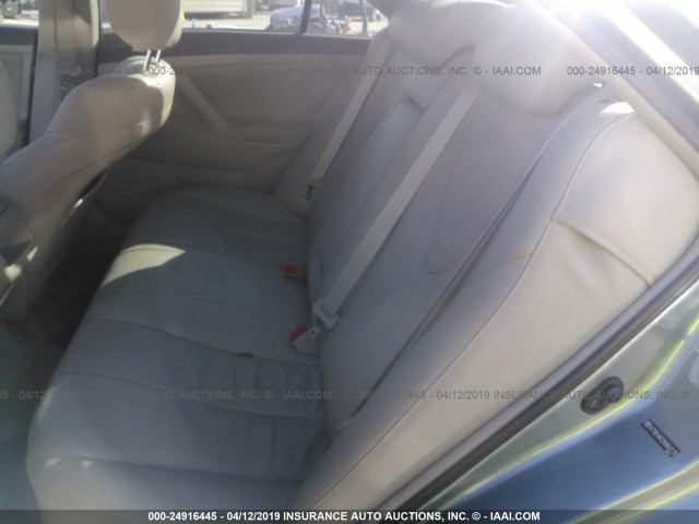 4T1BE46K29U864110 - 2009 TOYOTA CAMRY SE/LE/XLE Light Blue photo 8