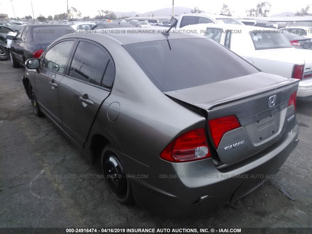 JHMFA36266S025448 - 2006 HONDA CIVIC HYBRID GRAY photo 3