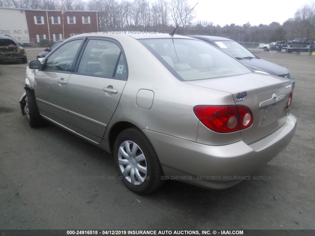 2T1BR32E76C586249 - 2006 TOYOTA COROLLA CE/LE/S GOLD photo 3