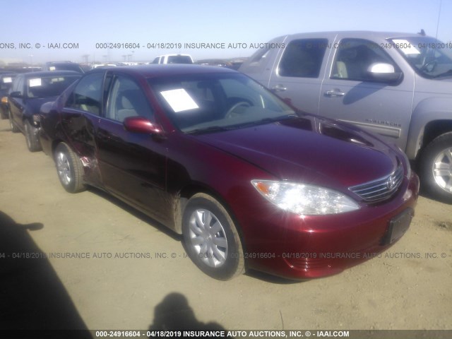 4T1BE32K96U124064 - 2006 TOYOTA CAMRY LE/XLE/SE RED photo 1