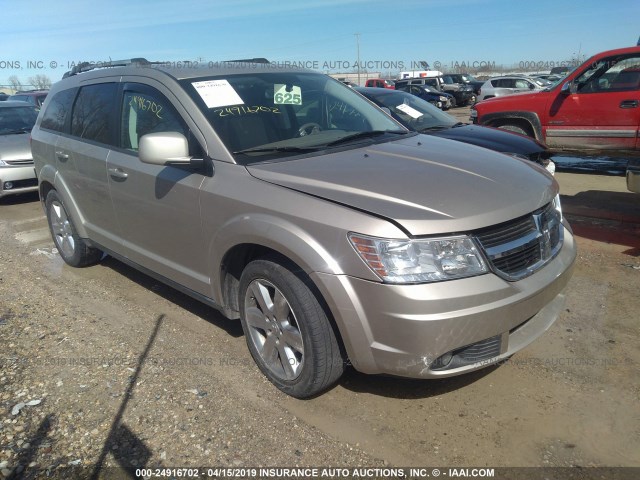 3D4GG57V89T215797 - 2009 DODGE JOURNEY SXT GOLD photo 1