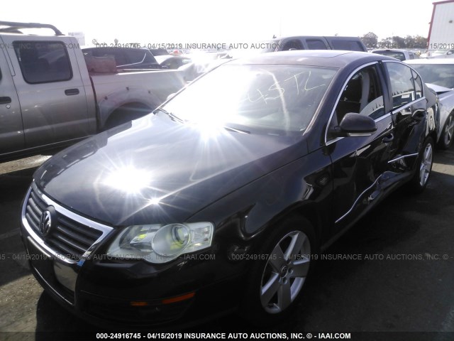 WVWJK73C59P003574 - 2009 VOLKSWAGEN PASSAT TURBO BLACK photo 2