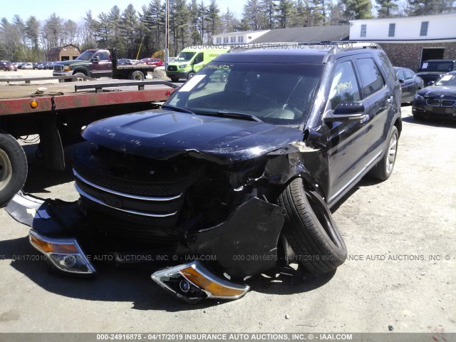 1FMHK8F84CGA54062 - 2012 FORD EXPLORER LIMITED BLACK photo 6