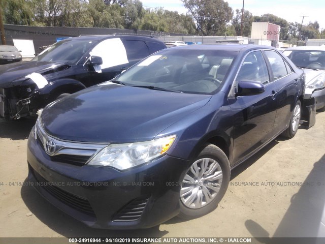 4T4BF1FK7ER393969 - 2014 TOYOTA CAMRY L/SE/LE/XLE 深蓝色 照片 2