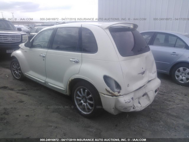 3C8FY78G74T225455 - 2004 CHRYSLER PT CRUISER GT CREAM photo 3