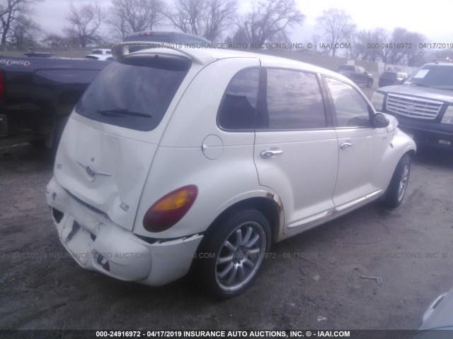 3C8FY78G74T225455 - 2004 CHRYSLER PT CRUISER GT CREAM photo 4