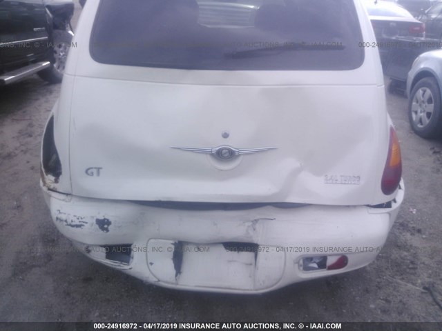 3C8FY78G74T225455 - 2004 CHRYSLER PT CRUISER GT CREAM photo 6