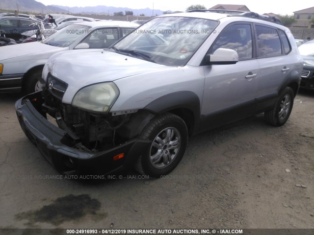 KM8JN12D56U352404 - 2006 HYUNDAI TUCSON GLS/LIMITED 银色 照片 2