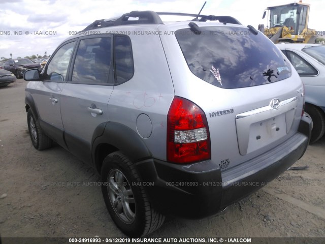 KM8JN12D56U352404 - 2006 HYUNDAI TUCSON GLS/LIMITED 银色 照片 3