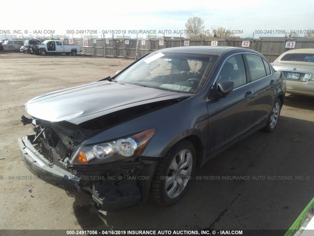 1HGCP2F84AA124352 - 2010 HONDA ACCORD EXL GRAY photo 2