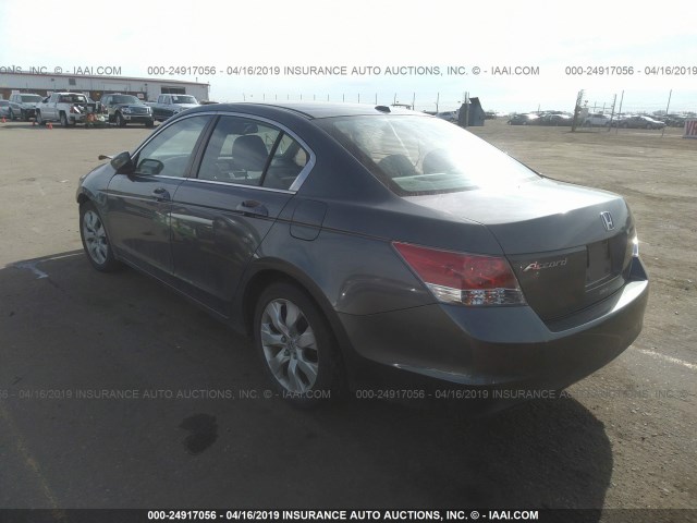 1HGCP2F84AA124352 - 2010 HONDA ACCORD EXL GRAY photo 3