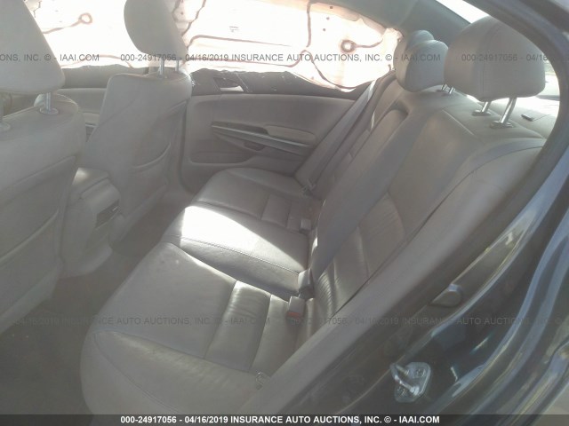 1HGCP2F84AA124352 - 2010 HONDA ACCORD EXL GRAY photo 8