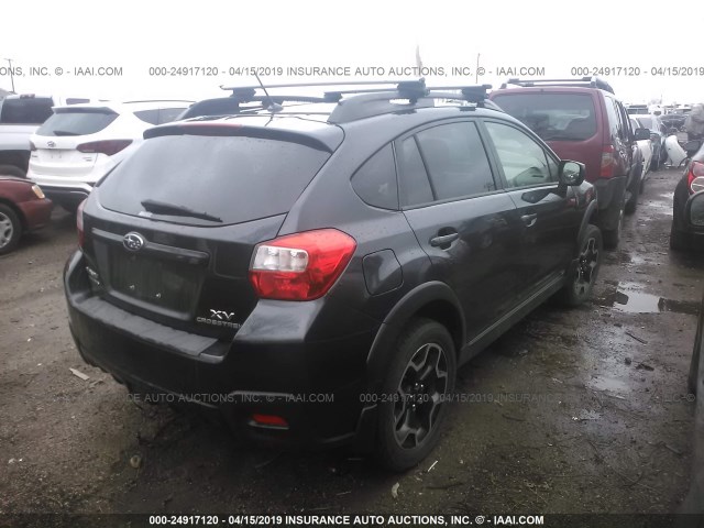 JF2GPAVC8D2857116 - 2013 SUBARU XV CROSSTREK 2.0 PREMIUM GRAY photo 4