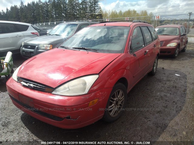 1FAFP36382W306930 - 2002 FORD FOCUS SE/SE COMFORT/ZTW/SE SPRT RED photo 2