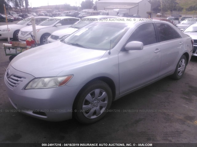 4T1BE46K87U609779 - 2007 TOYOTA CAMRY NEW GENERAT CE/LE/XLE/SE SILVER photo 2
