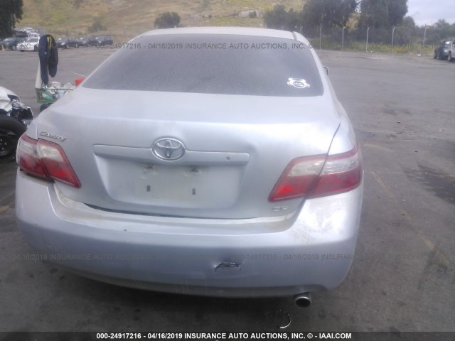 4T1BE46K87U609779 - 2007 TOYOTA CAMRY NEW GENERAT CE/LE/XLE/SE SILVER photo 6