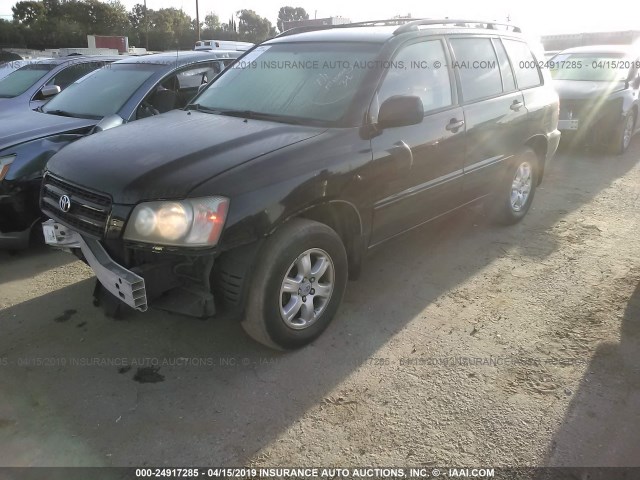 JTEGF21A220047173 - 2002 TOYOTA HIGHLANDER LIMITED BLACK photo 2