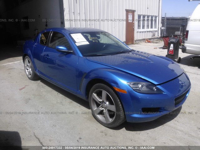 JM1FE173340124285 - 2004 MAZDA RX8 BLUE photo 1