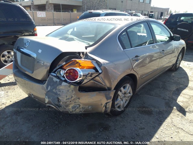 1N4AL2AP6CN568785 - 2012 NISSAN ALTIMA S GOLD photo 4