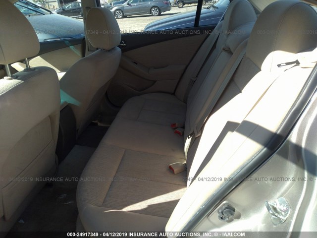 1N4AL2AP6CN568785 - 2012 NISSAN ALTIMA S GOLD photo 8