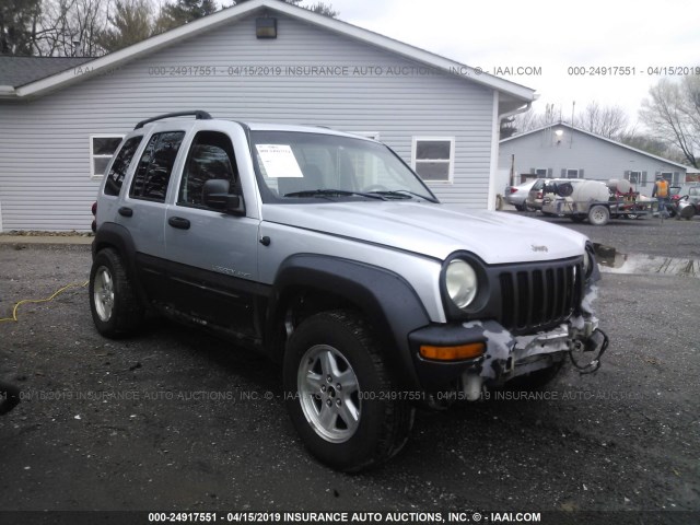 1J4GL48K73W538628 - 2003 JEEP LIBERTY SPORT/FREEDOM SILVER photo 1