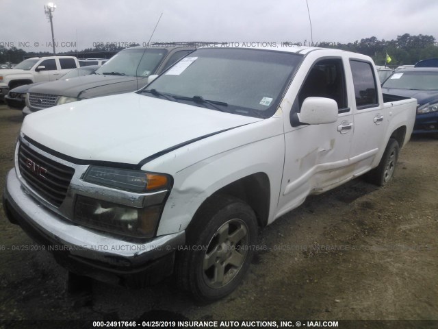 1GTCS13E998153866 - 2009 GMC CANYON WHITE photo 2