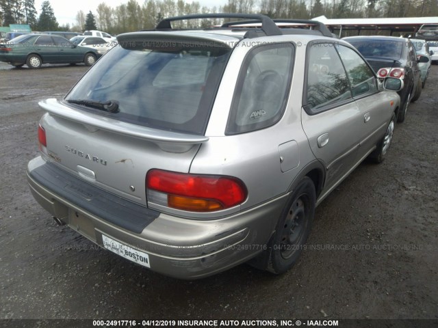 JF1GF48541H803584 - 2001 SUBARU IMPREZA OUTBACK SPORT SILVER photo 4