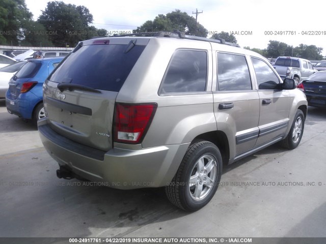 1J4HR48N75C701750 - 2005 JEEP GRAND CHEROKEE LAREDO/COLUMBIA/FREEDOM 金色 照片 4