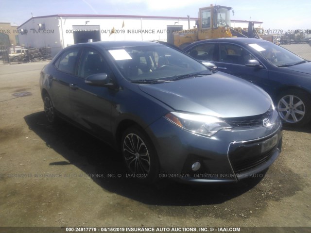 5YFBURHE1GP374246 - 2016 TOYOTA COROLLA L/LE/LE PLS/PRM/S/S PLS BLUE photo 1