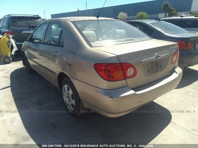 1NXBR32E94Z316287 - 2004 TOYOTA COROLLA CE/LE/S GOLD photo 3