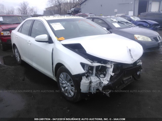 4T1BF1FK1CU514843 - 2012 TOYOTA CAMRY SE/LE/XLE WHITE photo 1