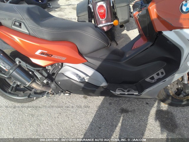 WB10C1403GZ314669 - 2016 BMW C650 SPORT ყავისფერი ფოტო 8